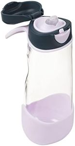 b.box 20 oz Sport Spout Kids Water Bottle for School, Sports, Travel, Daycare. Leakproof, Spill Proof, Dishwasher Safe. Easy Grip Triangle Shape, Durable Tritan Material. BPA Free.