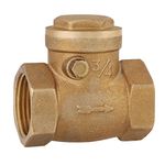 3/4BSP DN20 Female Thread One-Way Check Valve,Brass Non-return Swing Check Valve,232PSI Prevent Water Backflow,used for water