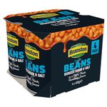 Branston Reduced Sugar and Salt Baked Beans, 410 g (Pack of 4)