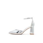 ALDO Women's Jan Pump, Silver, 7 UK