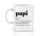 Papi Definition Mug - Papi Coffee Mug - Papi Mug - Papi Gift - Promoted To Papi - Best Papimug - Best Papi Ever 11oz