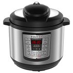 Instant Pot IPLUX80 Lux V3 Electric Pressure Cooker, 8 Quart, Stainless Steel Black