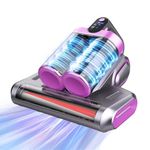 Cordless Mattress Vacuum Cleaner with UV Light & LED Display, Bed Vacuum Cleaner with 13KPa Suction, Handheld Dust Mite Vacuum with HEPA Filter for Bed Sofa Pillows