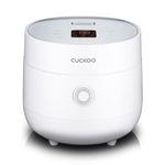 CUCKOO CR-0375FW | 3-Cup (Uncooked) Micom Rice Cooker | 10 Menu Options: Oatmeal, Brown Rice & More, Touch-Screen, Nonstick Inner Pot | White (CR-0375FW)