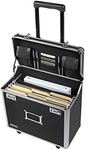 Vaultz Locking Mobile Business Case, Legal Size, 14.5 x 13.5 x 11 Inches, Black (VZ00194)