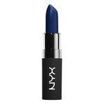 NYX VELVET MATTE LIPSTICK 04 MIDNIGHT MUSE - MIDNIGHT BLUE / BY GLITZ