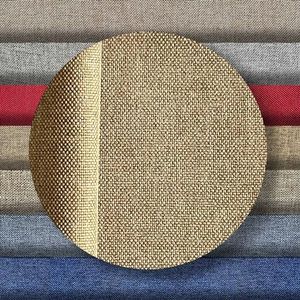 Upholstery Fabric 2 x 1.40 m Upholstery Fabric Furniture Fabric Sold by The Metre Fabric for Sofa, Armchair, Cushion Tear-Resistant and Durable Canvas Fabric Decorative (Dark Beige Colour)