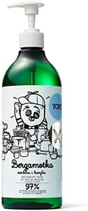 Yope Natural Detergent Washing-Up Liquid | Bergamot & Basil | Vegan | Cruelty Free | Paraben & SLS Free | 750 ml