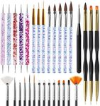 Artdone 31pcs Nail Art Brushes,Nail