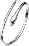 Jewboo 925 Sterling Silver Snake Ba