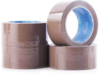 VIROSA EXTRA VALUE Packing Tapes | 48mm x 66m | Ideal as Fragile Tape Roll, Packing Tape, Packaging Tape, Tape Pack, Heavy Duty Tape, Packing Tape for Moving House, Box Tape (6 rolls, Brown)