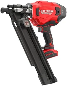 CRAFTSMAN V20 Cordless Framing Nailer, Nail Gun, 21 Degree, up to 3-1/4 inch Nails, Bare Tool Only (CMCN621PLB)