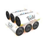 Amazon Brand - Presto! Garbage Bags Large 90 Count|24 x 32 Inches Black , For Dry & Wet waste|15 bags/roll (Pack of 6)