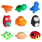 OOTSR Bath Toys for Toddlers, Kids Bath Toys Extrusion Water Toys Baby Bathtub Toys for Kids Boys Girls Baby Bath Time（9 Pcs Animals）