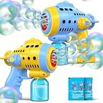 2 Bubble Gun with 2 Pack Refill Sol