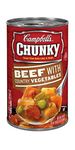 Campbell's Chunky Beef with Country Vegetables Soup (Pack of 8)