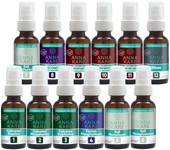 AnnaKare Complete Cell Salts Kit – All 12 Schuessler Cell Salts for Natural Mineral Balance & Vitality, 30 Milliliter Homeopathic Bio Supplement Sprays for Energy, Exercise Recovery, Immune Support