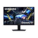 SAMSUNG 27 inch Odyssey Black 4k UHD Gaming Monitor, 1ms, 144 Hz, Fast IPS, G-Sync Compatible, AMD freesync Premium - (LS27DG702ENXZA) [Canada Version]