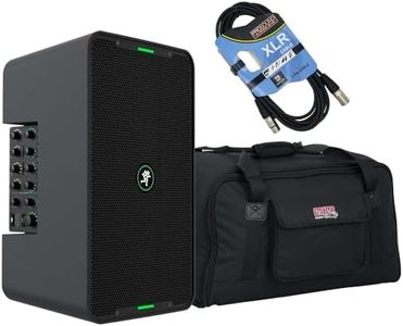 Mackie ShowBox All-in-one Battery Speaker, Gator Tote 10, XLR Cable Bundle