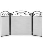 Giantex 3-Panel Fireplace Screen Pe