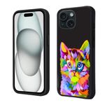 Smoaffly Compatible for iPhone 15 Plus Case,Cute Cat Designed for Women Men,Soft TPU Shell Full Body Protection Slim Lightweight Anti-Drop Shockproof Case for iPhone 15 Plus-6.7 Inch