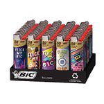 Flick My BIC Full Size Lighters Lot of 4 Set # 13