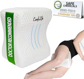 ComfiLife Orthopedic Knee and Leg Pillow for Side Sleepers Sleeping - 100% Memory Foam for Back Pain, Hip Pain Relief