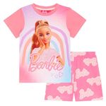 Barbie Rainbow Short Pyjama Set 5-6 Years