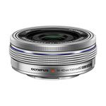 Olympus M. Zuiko 14-42mm f3.5-5.6 EZ Interchangeable Lens for Olympus/Panasonic Micro 4/3 Digital Camera, Silver