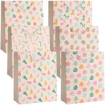 THE TWIDDLERS - 12 Large Gift Bags for Christmas with Handles for Xmas - Assorted Designs, 2 of Each, Gift Bag Multipack with Colourful Designs - 32cm x 26cm Festive Present Bags