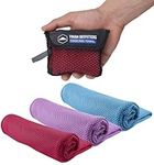 Tough Outdoors Cooling Towel Set 97.8 x 30.5cm (38.5"x12") - Cooling Towels for Neck & Face - Ice Towel Neck Wraps for Men & Women - Sweat Rag for Camping, Gym, Yoga & Sports