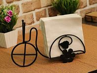 Elegant Home Decor Tissue Box & Napkin Holder Dispenser Rickshaw Design for Kitchen/Dining Room/Dinning Table/Living Room