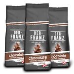 Der-Franz Coffee, flavoured with Chocolate, Arabica and Robusta coffee beans, 3 x 500 g