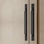 Shozafia Kitchen Cabinet Pulls - Black Cabinet Handles - 5 Pack Long Cabinet Hardware for Drawers Dresser Furniture Pulls (7.56 inches Hole Center -11.81 inches Length)