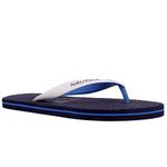 Nautica Men's Flip Flop, Beach Sandal, Boat Slide, Water Slippers, Jiren-navy White, 5 UK