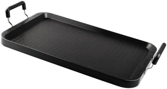 Vayepro Stove Top Flat Griddle,2 Burner Griddle Grill Pan for Glass Stove Top Grill,Aluminum Pancake Griddle,Non-Stick Top Griddle for Gas Grill, Double Burner Griddle For Camping/Indoor