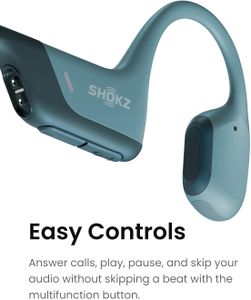 SHOKZ OpenRun Pro Bone Conduction Headphones – Bluetooth, IP55, Blue