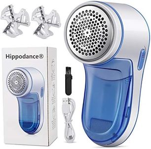 Rasoir Anti Bouloche,Anti Bouloche Vetement de USB Rechargeable Portable,Machine a Bouloche pour Chandails/Vêtements/Rideaux/Tapis,2* Lame de Rechange Bleu