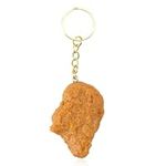 Runquit Realistic Chicken Nugget Keyring, Novelty Funny Gag Joke Fast Food Keychain, Cute Gadgets Gifts for Teenage Boys Girls Him Her Boyfriends Girlfriends Friends Couples for Link Friendship Love