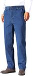 Soojun Mens Elastic Waist Jeans Rel