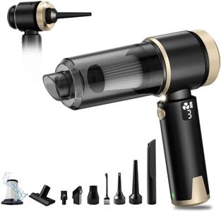 MZGO 4-in-1 Handheld Vacuum Cleaner 22000Pa,6000mAh Cordless Car Vacuum cleaner with 130,000 RPM Brushless Motor,Upgraded Dust Cup & LED Display,Blow/Inflate/Deflate Function for Home Car Cleaning