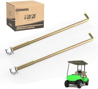 10L0L Golf Cart YamahaG29 Drive Golf Cart Battery Hold Down Rods (12.5 inches) J-Hooks 12JW2-H2133-00-00