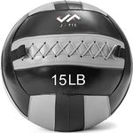 JFIT Wall Ball, 15 LB, Gray/Black