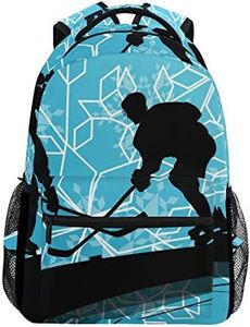 Zaino scuola di sport per giocatori di hockey su ghiaccio per ragazzi