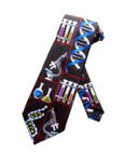 Steven Harris Chemisty Laboratory Necktie - Black - One Size Neck Tie