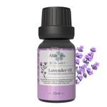 Alloroma 100% Pure Lavender Essential oil for Skin, Relaxing Sleep, Healthy Hair & Growth, Hair Fall Control, Relieves Headaches and Stress Relief - Natural, Undiluted, Therapeutic Grade | 10ml