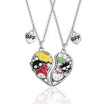 Hello Kitty and Friends BFF Necklace for 2-16"+3" Fashion Jewelry Friendship Necklaces Official License, Costume, No Gemstone