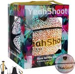 YeahShoot ​Reflective Alcantara Basketball - Glow-in-The-Dark PU Leather, Premium Grip for Indoor/Outdoor, Gift Box Included​