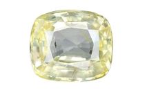 SIDHGEMS Yellow Sapphire Pukhraj 6.00 Ratti Certified from Natural Original AAA++ Quality Loose Gemstone