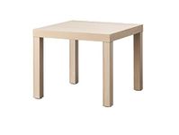 Ikea LACK Side table, 55x55 cm, [White stained oak effect]